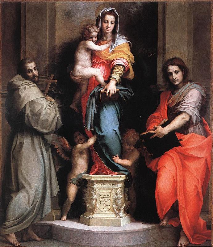 Andrea del Sarto Madonna of the Harpies fdf oil painting image
